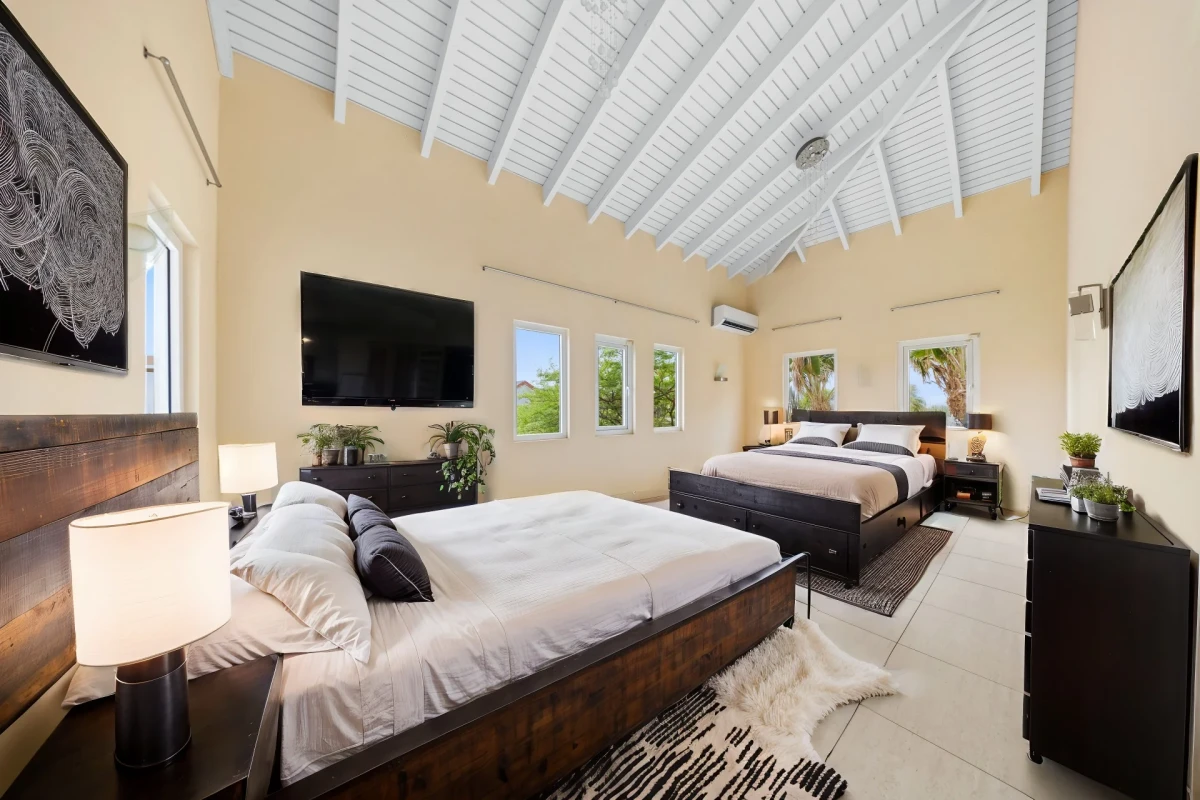 Bedroom 2, after virtual staging