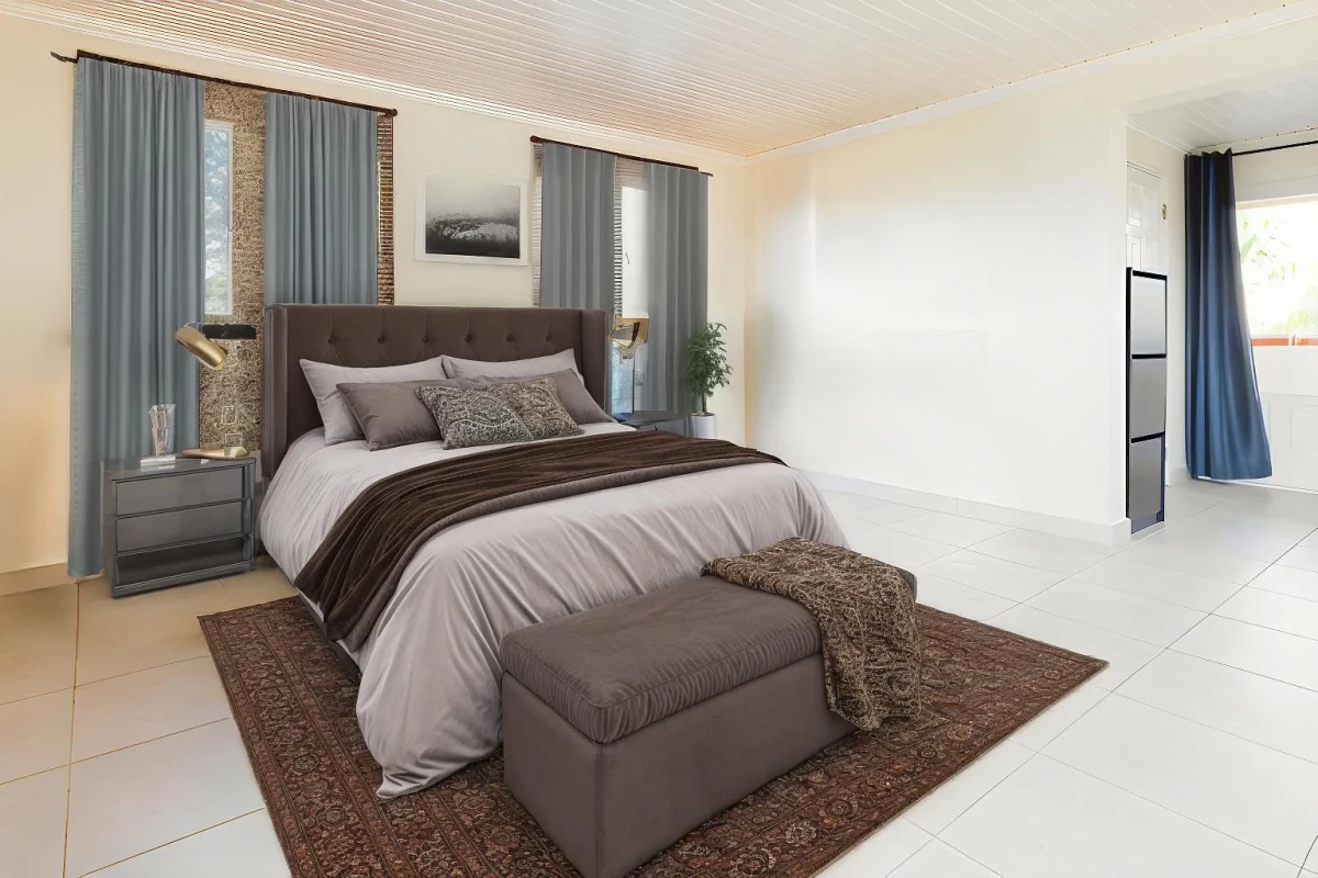 Main Bedroom, after virtual staging