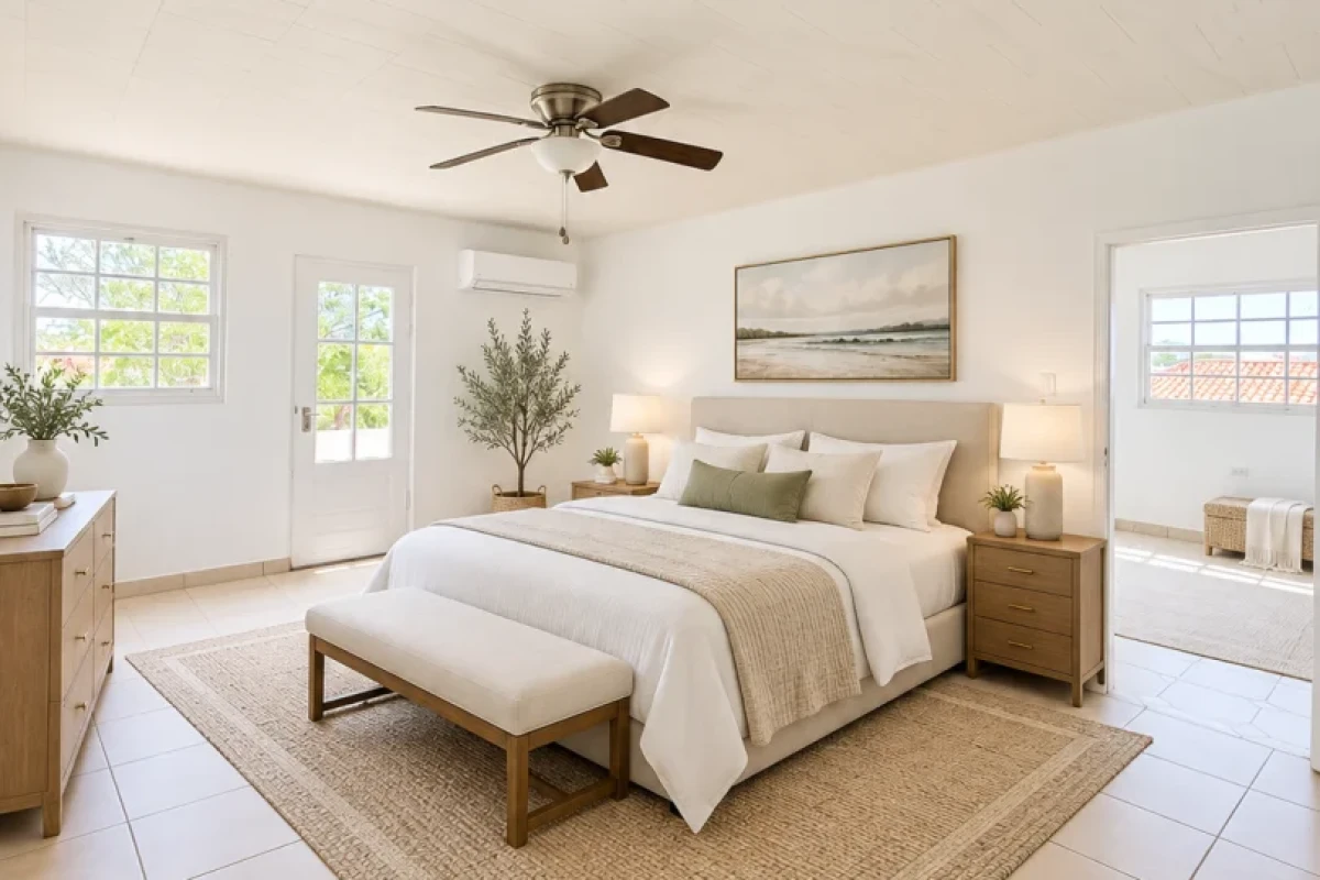 Bedroom, after virtual staging